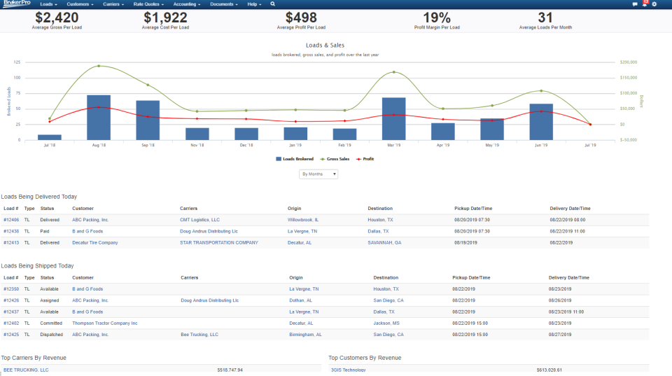 screenshot of Broker PRO